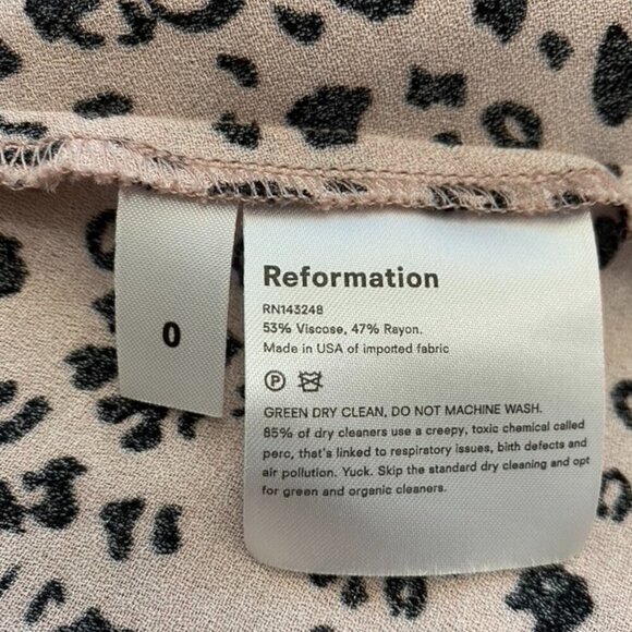 Reformation Quin Tie Sleeve Mini Dress - Picture 10 of 13